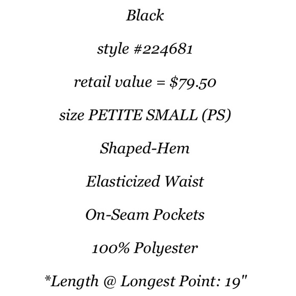 Banana Republic CREPE U-SHAPED HEM BLACK TIERED SKIRT #224681 w/ Inseam Pockets - Picture 9 of 10